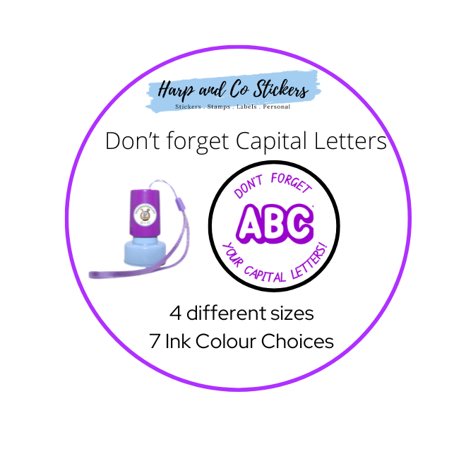 Don't forget your Capital Letters