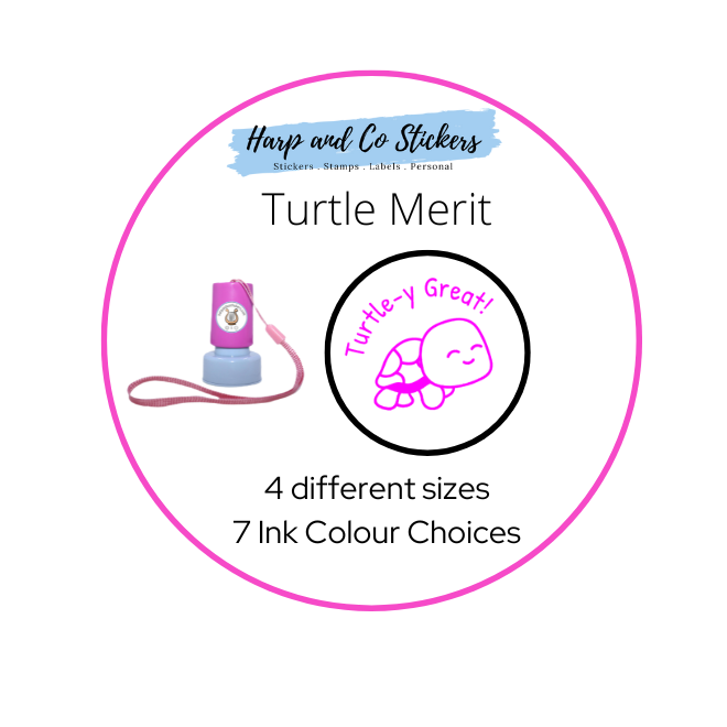 Round Stamp -Turtle