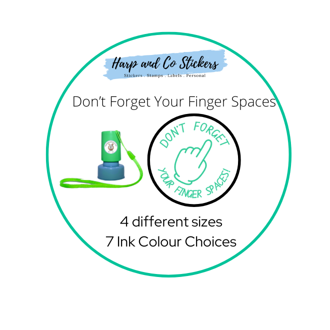 Don't Forget Your Finger Spaces