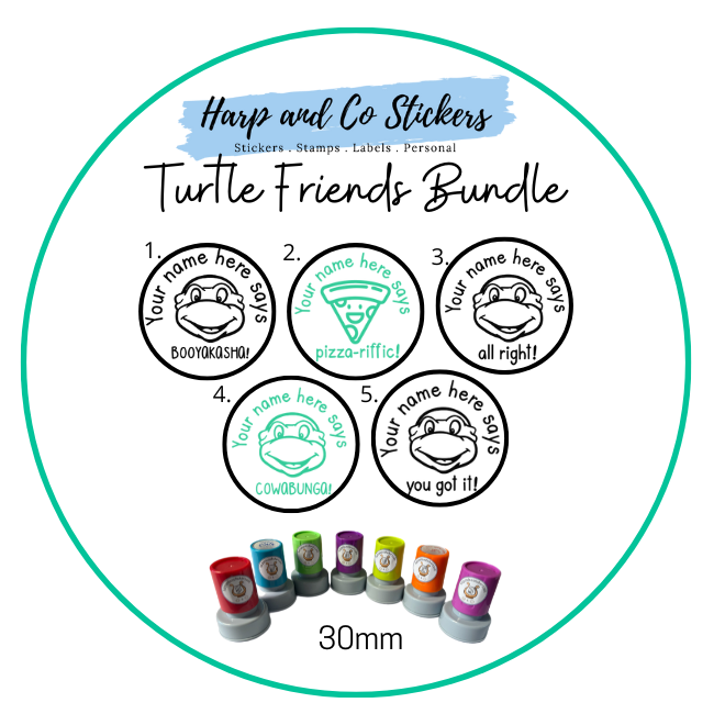 5 Turtle and Friends Bundle