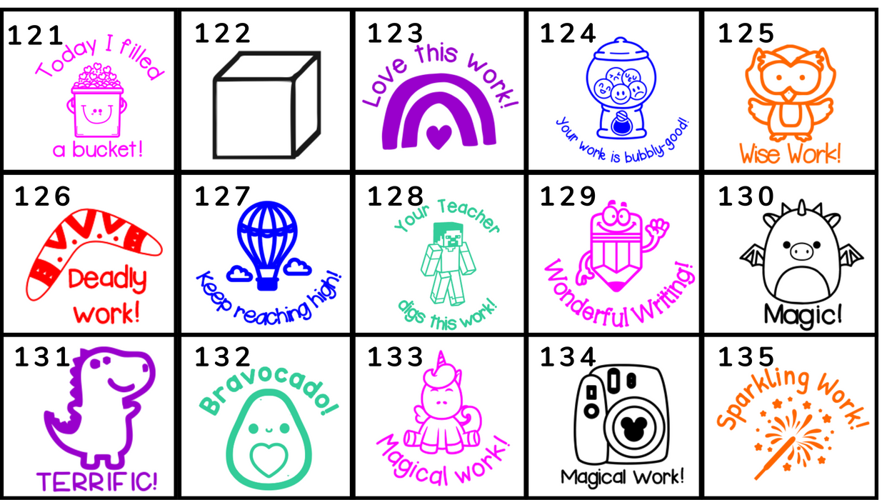 Clearance Merit Stamps (Multiple Sizes)